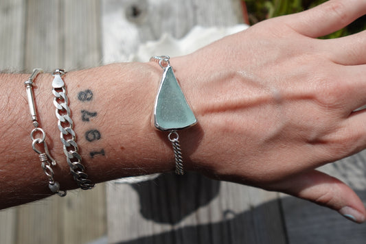 Seafoam Chain Bracelet