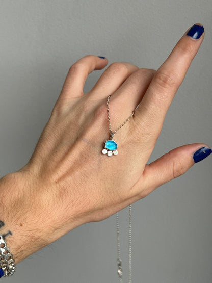 bloom seaglass pendant no.3