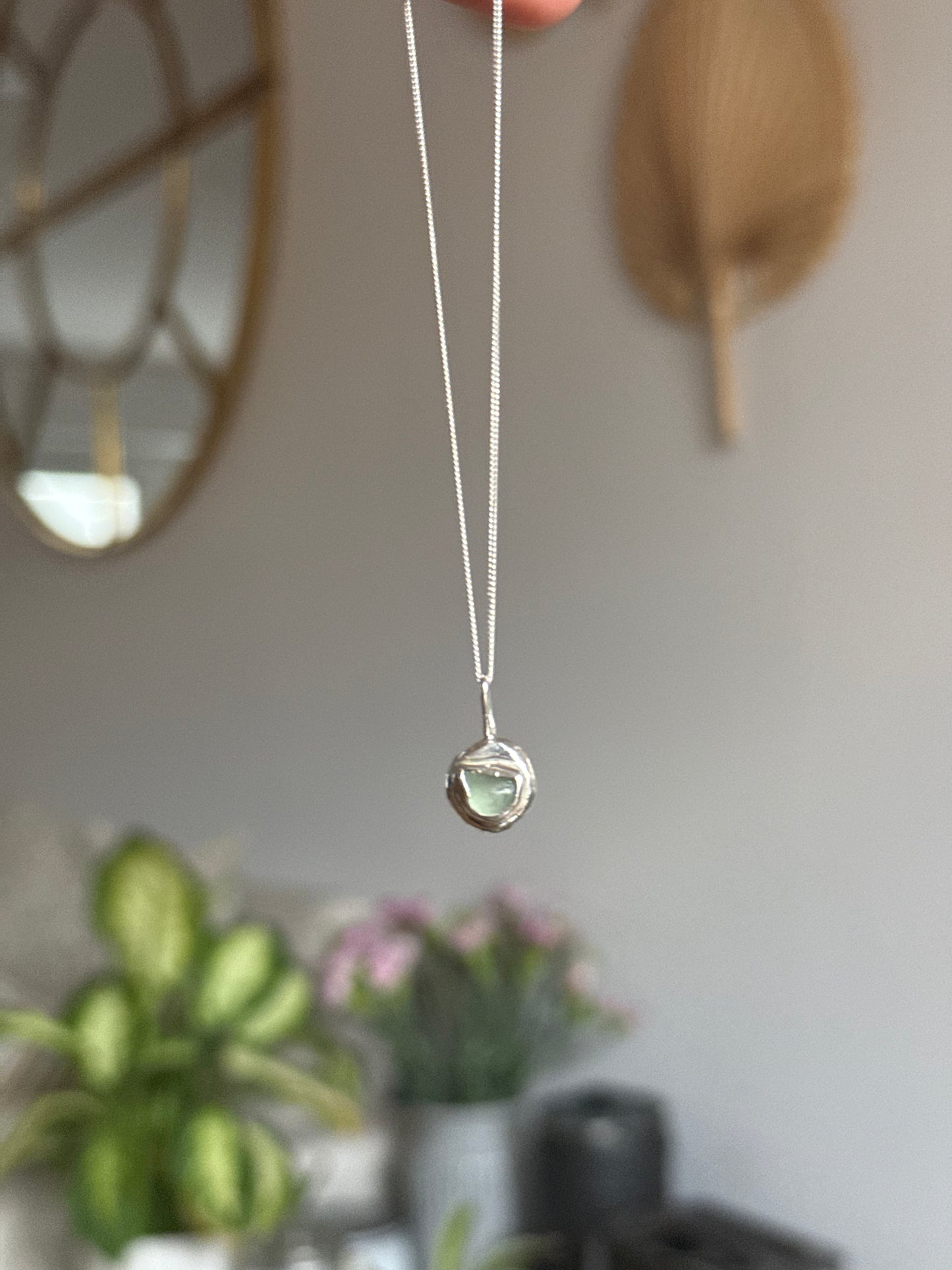 molten seaglass - seafoam