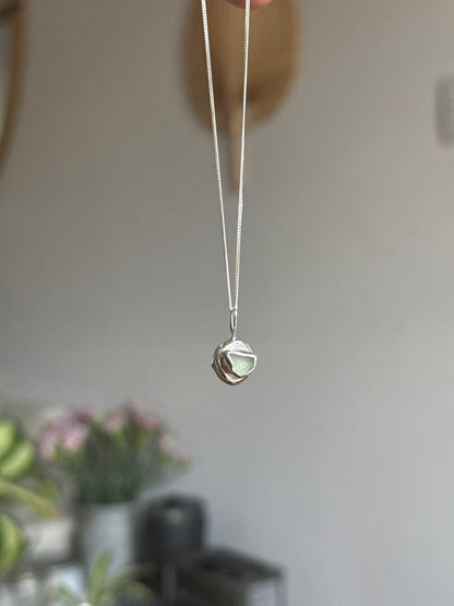 molten seaglass - seafoam