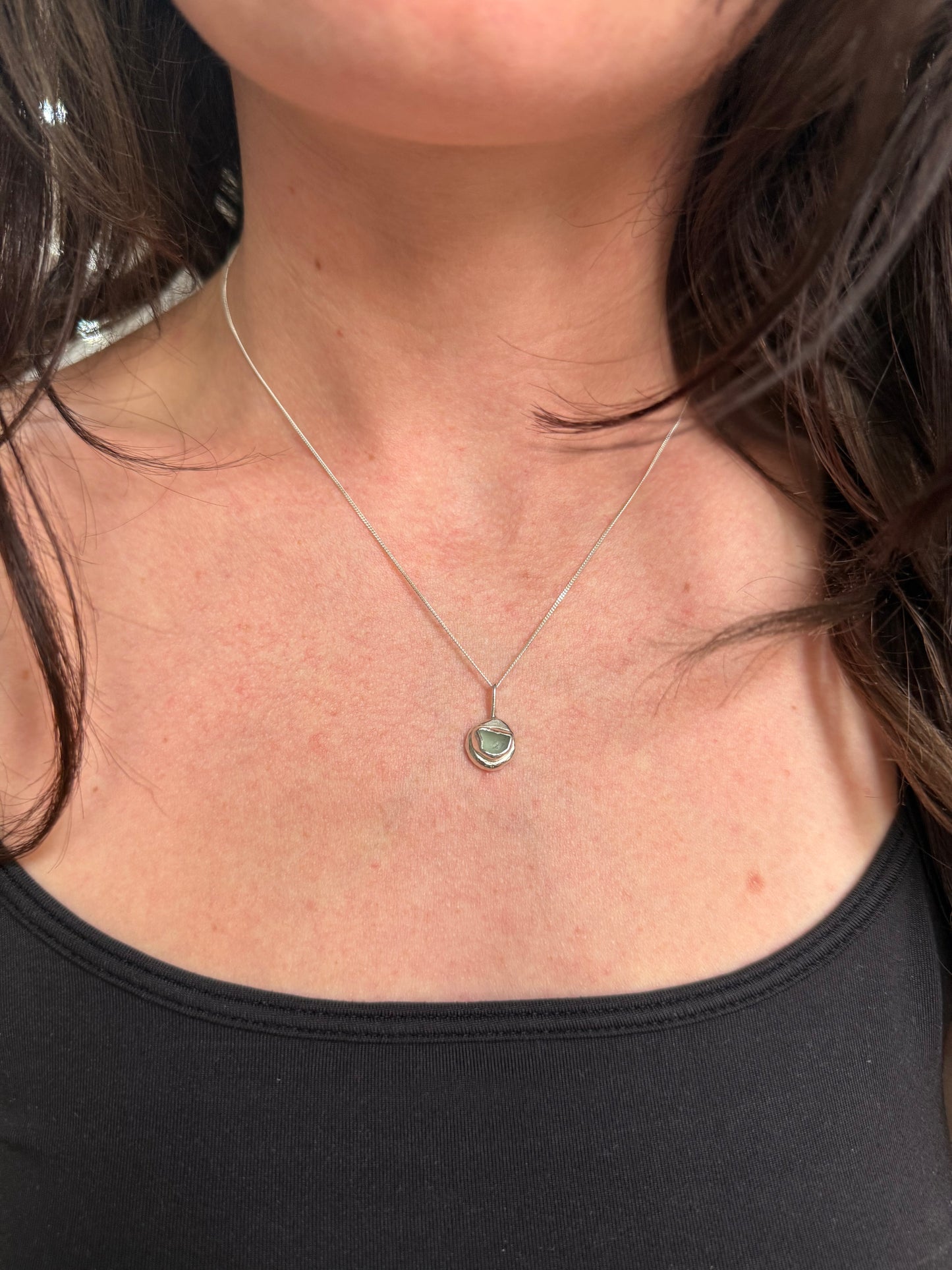 molten seaglass - seafoam