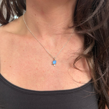 bloom seaglass pendant no.2
