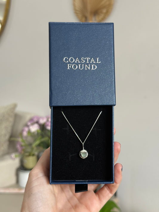 molten seaglass - seafoam