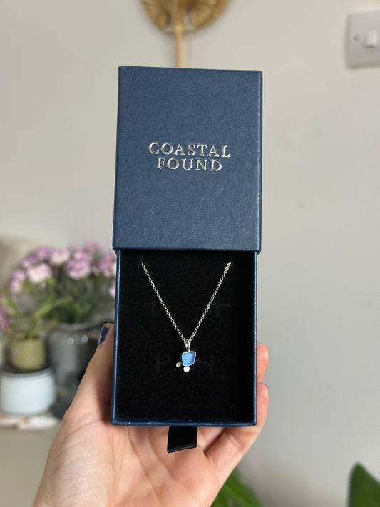 bloom seaglass pendant no.2