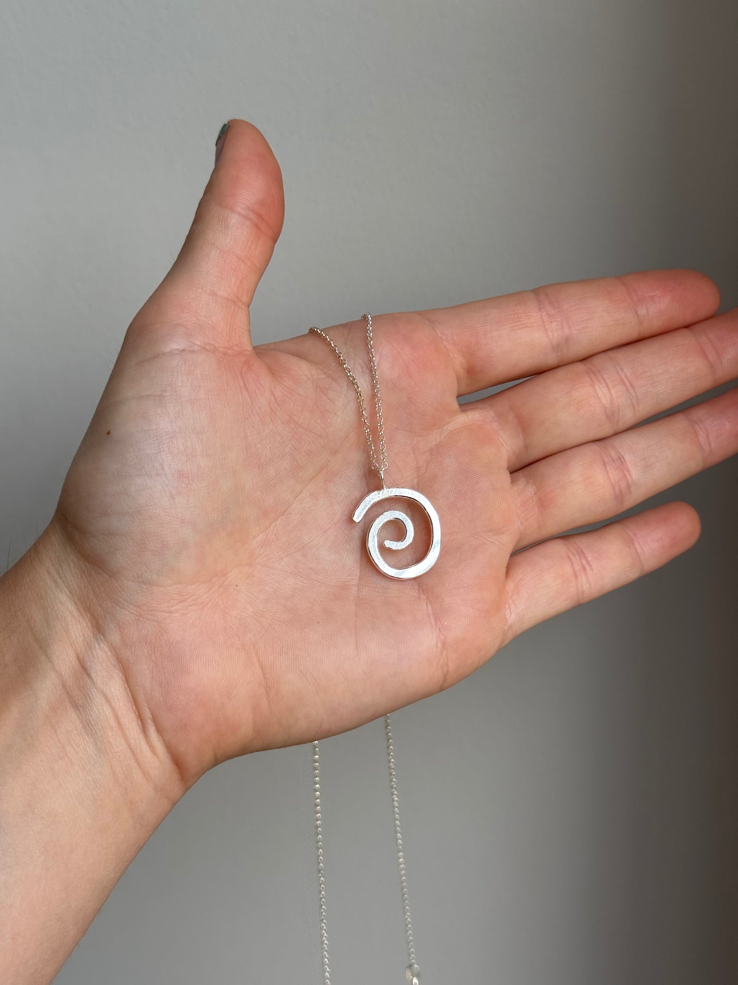 spiral pendant