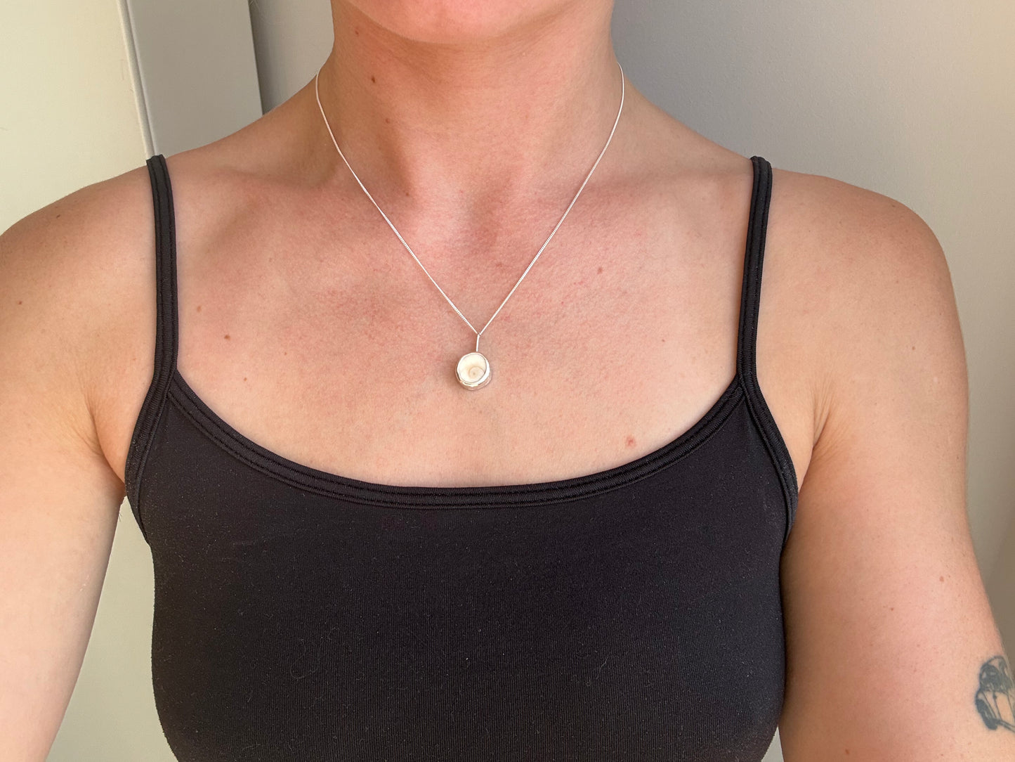 spiral shell necklace