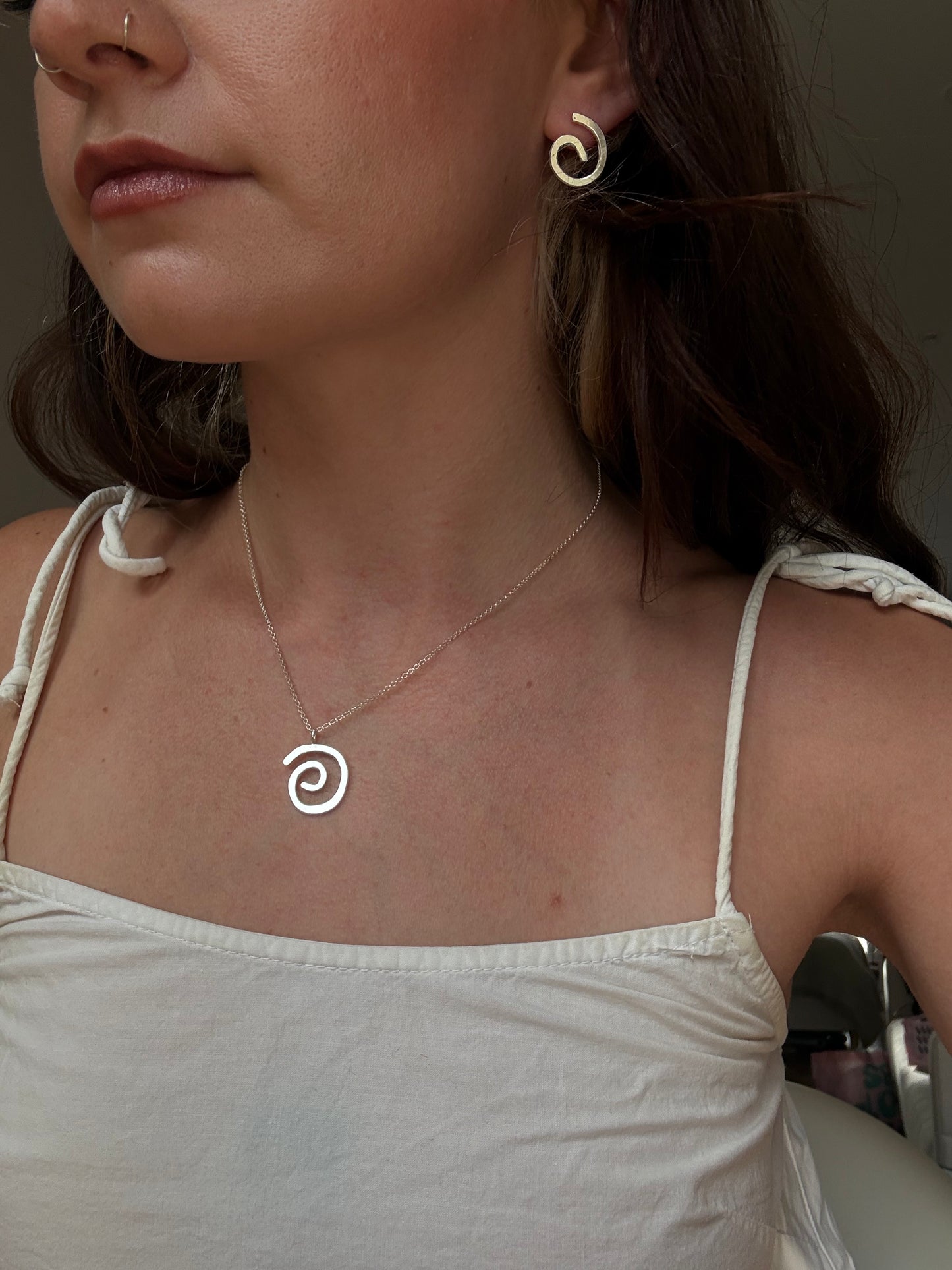 spiral pendant