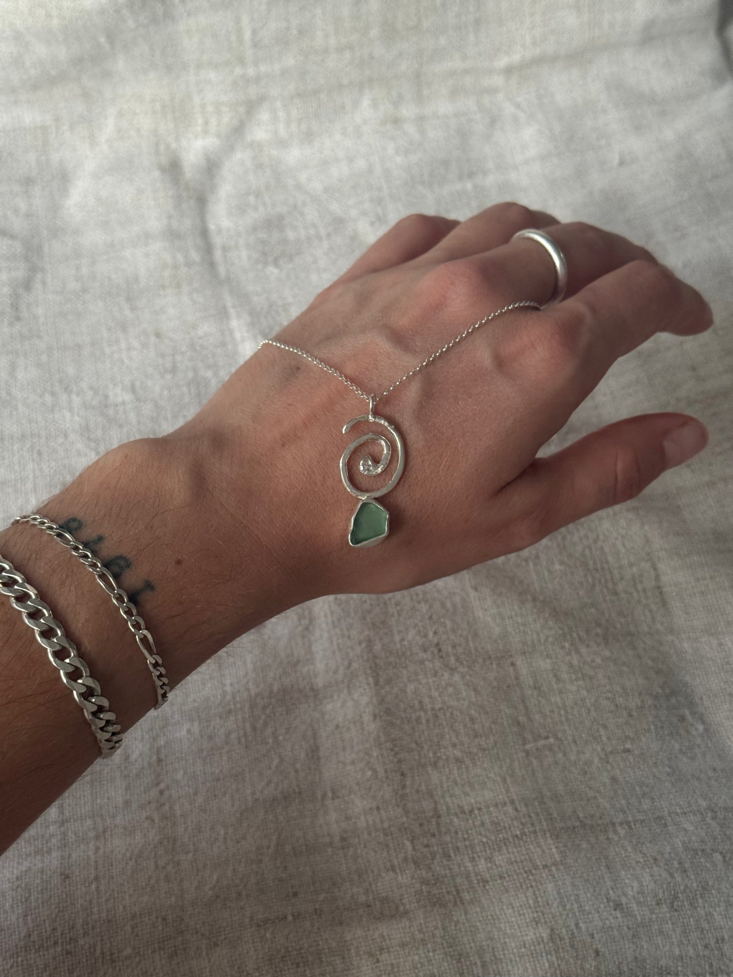 cove spiral pendant