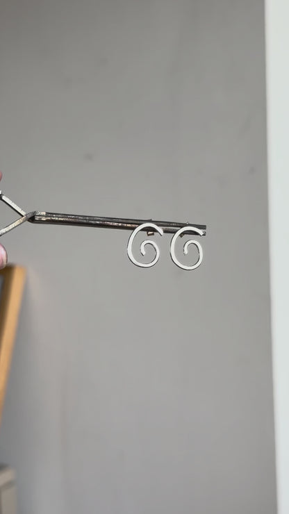 classic spiral studs