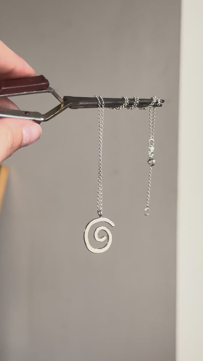 spiral pendant